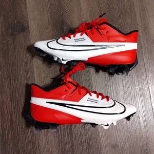 Sz 12 Nike Vapor Edge Elite 360 2 Football Cleats DA5457-616 Mens Red Black